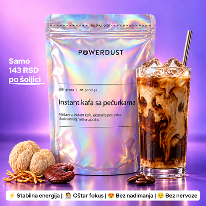 Power Dust kafa sa pečurkama